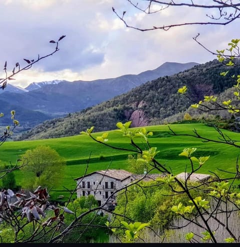 Property building, Spring, Natural landscape, Mountain view