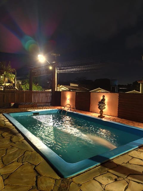 Night, Swimming pool, Swimming pool