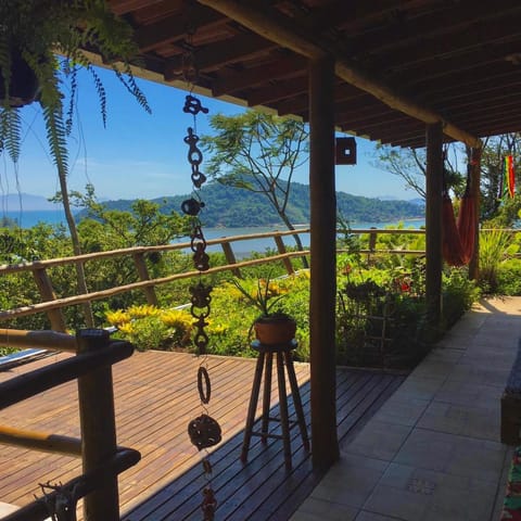 Property building, Day, Natural landscape, Garden, View (from property/room), Balcony/Terrace, Garden view, Sea view