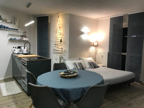 Kitchen or kitchenette, Living room, Photo of the whole room, Seating area