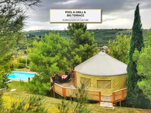 Property building, Pool view, Swimming pool, sunbed