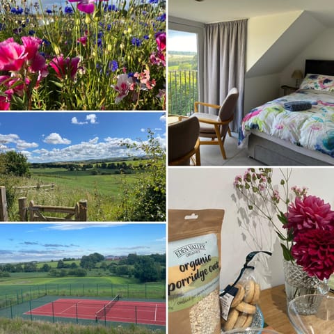 Tennis court, Bedroom, Garden view
