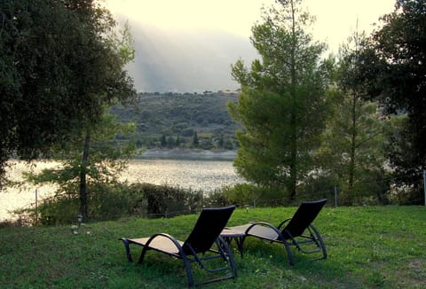 Natural landscape, Garden, Lake view