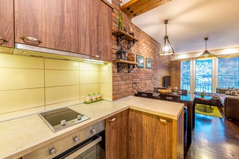 Kitchen or kitchenette, Living room