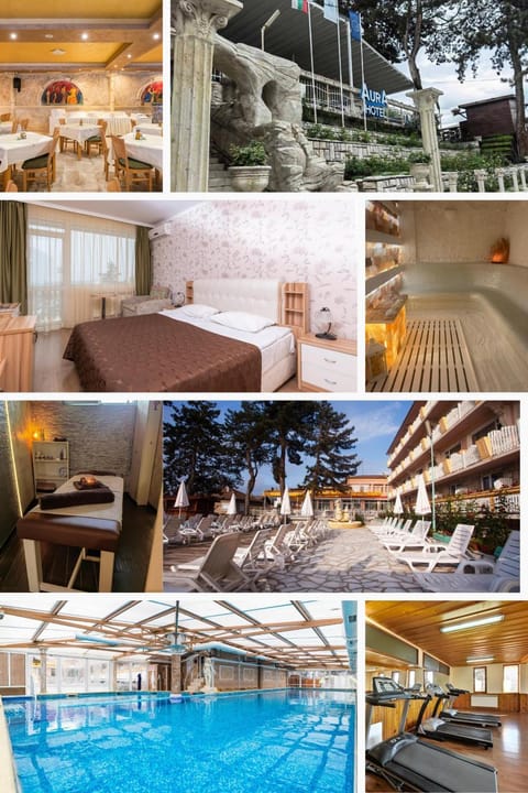 Property building, Restaurant/places to eat, Massage, Spa and wellness centre/facilities, Fitness centre/facilities, Photo of the whole room, Bedroom, Swimming pool, sunbed