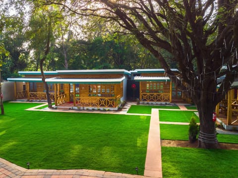 Property building, Garden view