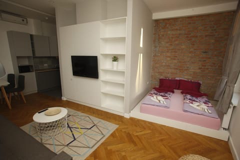 Living room, Seating area, Bedroom