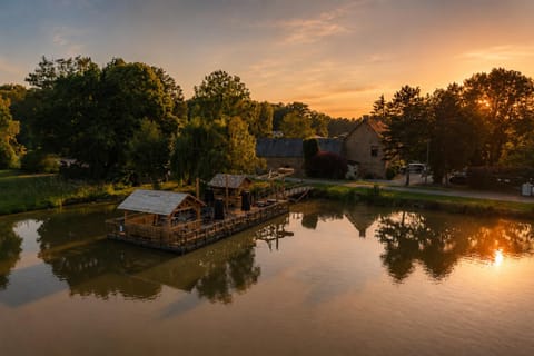 Lake view, Sunset