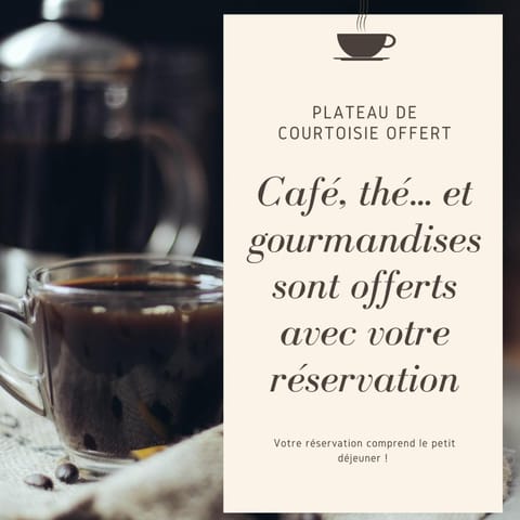 Coffee/tea facilities, Breakfast