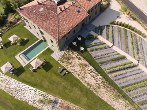 Natural landscape, Bird's eye view, Swimming pool