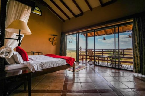 Bed, Natural landscape, View (from property/room), Balcony/Terrace, Photo of the whole room, Bedroom