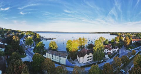 Natural landscape, Bird's eye view, Lake view