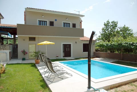 Property building, Pool view, Swimming pool, sunbed