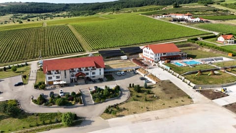 Property building, Natural landscape, Bird's eye view, Swimming pool, Location, Parking