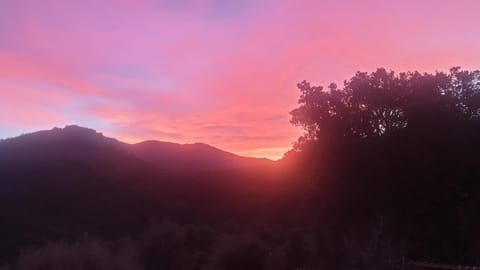 Natural landscape, Mountain view, Sunrise