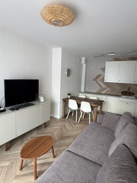 Kitchen or kitchenette, Living room, Seating area
