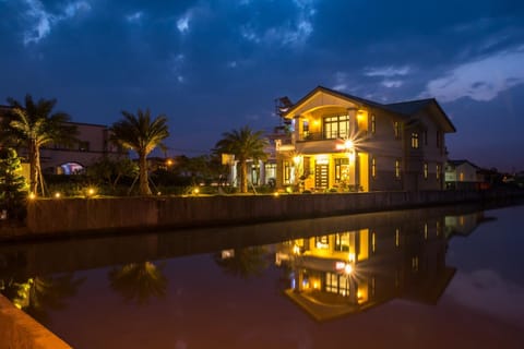 Property building, Sunset
