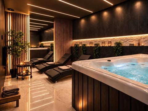 Hot Tub, Spa and wellness centre/facilities, sunbed
