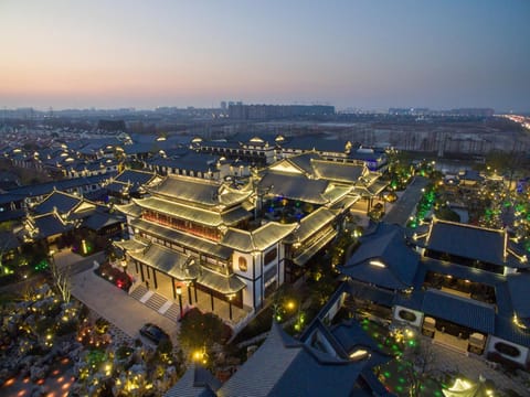 Property building, Night, Neighbourhood, Bird's eye view