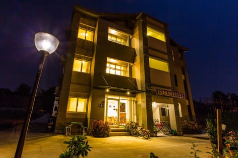 Property building, Off site, Night