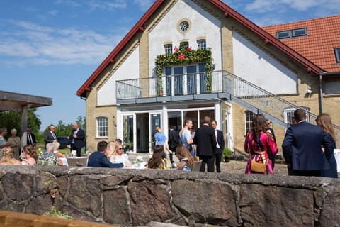 Property building, group of guests