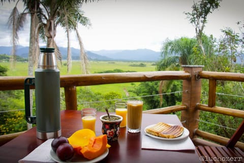 Day, Natural landscape, Food and drinks, Dining area, Food, Mountain view, Breakfast, Breakfast, Continental breakfast