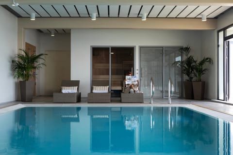 Sauna, Steam room, Pool view, Swimming pool