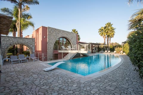 Property building, Pool view, sunbed