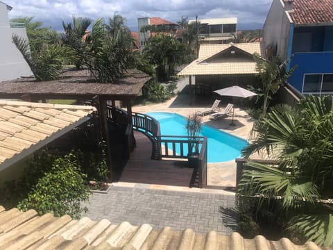 Patio, Pool view