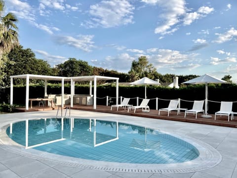 Pool view, Swimming pool, sunbed