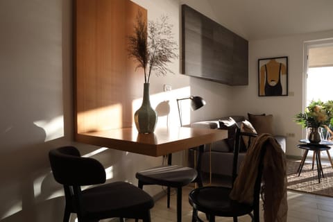 Living room, Dining area, Sea view