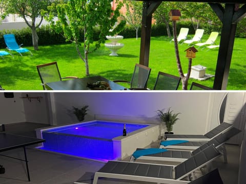 Seating area, Evening entertainment, Swimming pool, sunbed