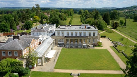 Facade/entrance, Bird's eye view, Summer, On site