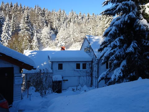Property building, Facade/entrance, Winter