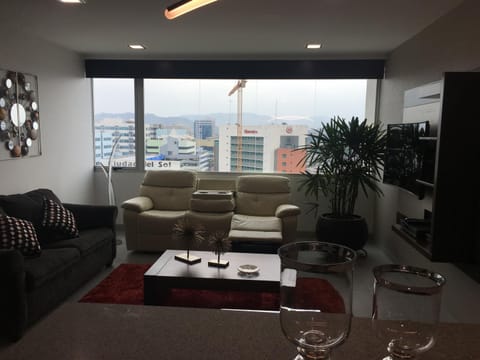 Living room, Decorative detail, City view