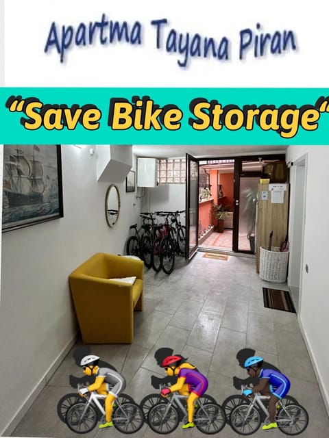 Lobby or reception, Cycling, Text overlay