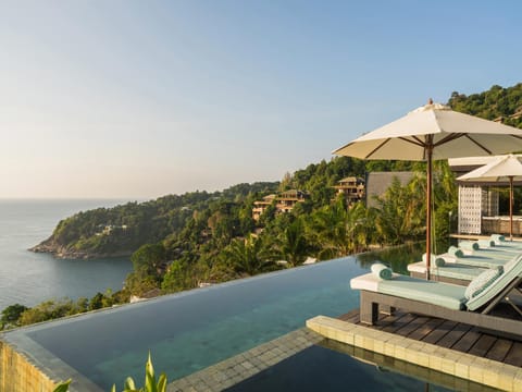Patio, View (from property/room), Sea view, Swimming pool