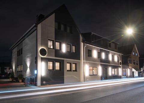Property building, Night, Street view