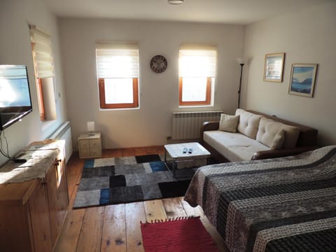 Bed, TV and multimedia, Living room