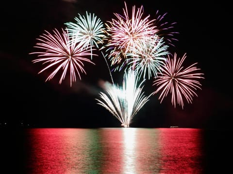 Nearby landmark, Off site, Night, Natural landscape, Summer, Entertainment