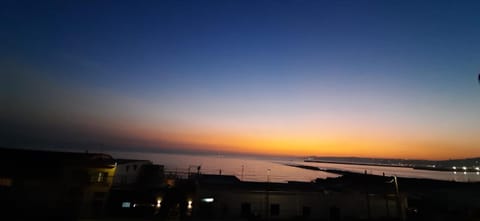 Beach, Sea view, Sunset