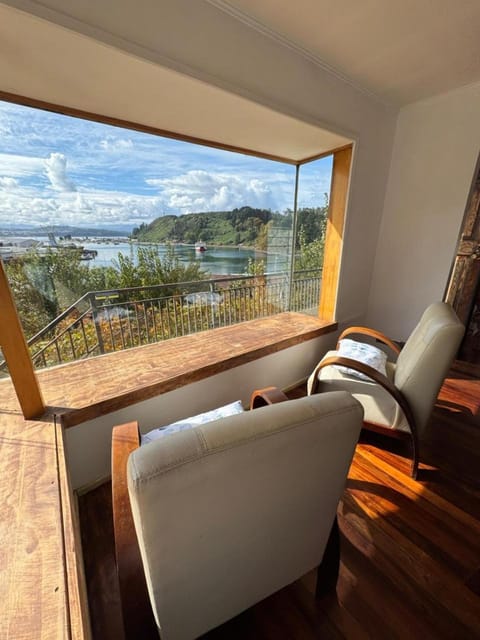 View (from property/room), Living room, Sea view