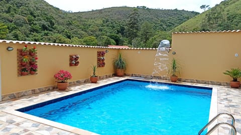 Natural landscape, Mountain view, Pool view