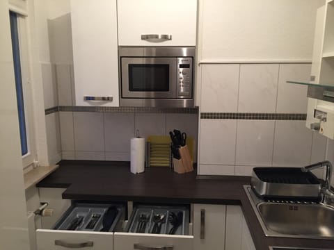 Kitchen or kitchenette, Food and drinks, dishwasher, stove, toaster
