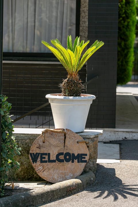 Property building, Text overlay