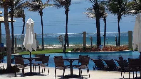 Pool view, Sea view