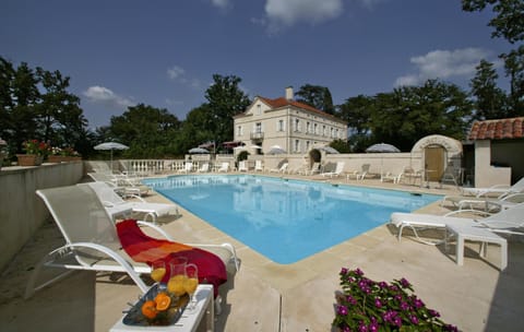 Day, Swimming pool, sunbed