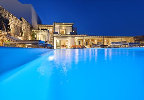 Night, Swimming pool