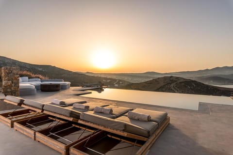 Sea view, Swimming pool, Swimming pool, Sunset