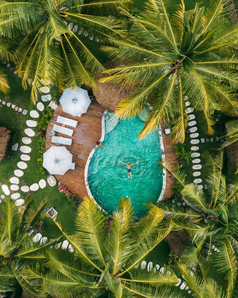 Bird's eye view, Pool view